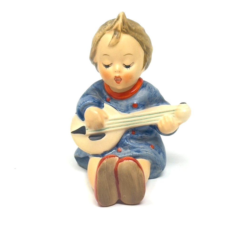 Hummel Goebel Figurine #53 Joyful Girl with Banjo 3 3/4”